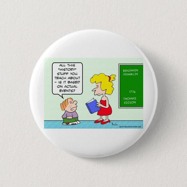 Schüler fragt, wenn Geschichte auf tatsächlichem Button (Vorderseite)