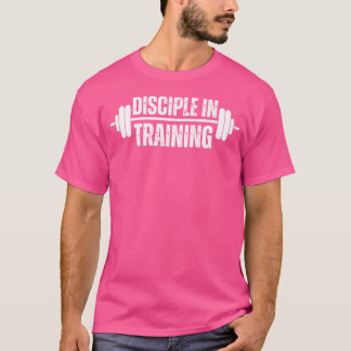 Schüler im Training Barbell Christlich Workout Gym T-Shirt