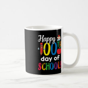 Schüler Kinder Lehrer Geschenk zum 100. Schultag Kaffeetasse