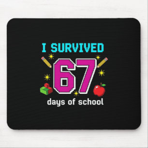 Schüler Lehrer Ich überlebte 67 Tage Schule Gam Mousepad