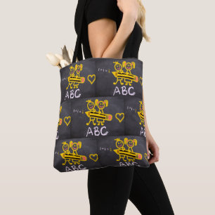 Schüler Niedlich ABC Tote Bag