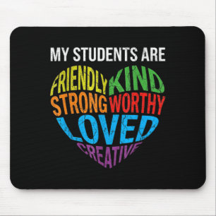 Schüler sind freundlich starkes Herz Autismus-Bewu Mousepad