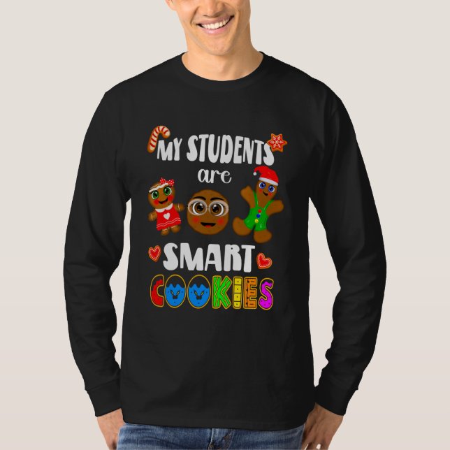 Schüler Smart Cookies, Lebkuchen Mann T-Shirt (Vorderseite)