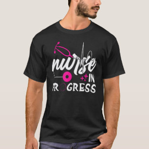 Schülerin der Krankenpflegeschule Zukünftiges Kran T-Shirt