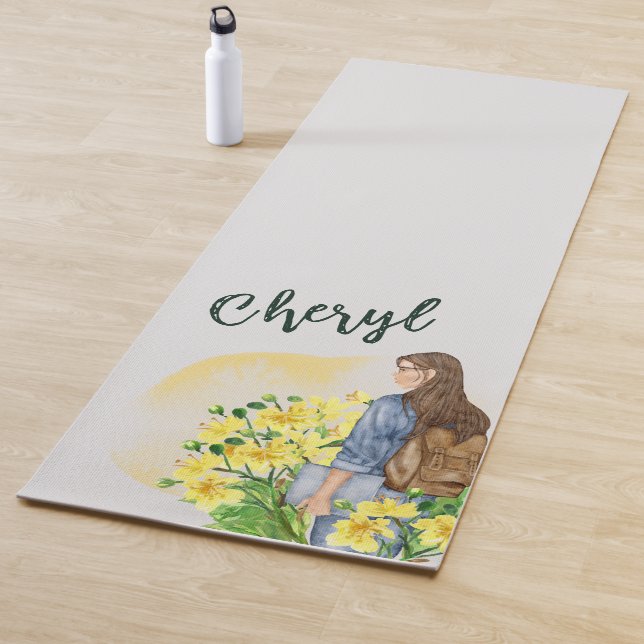 Schülerin Yogamatte (Beispiel)