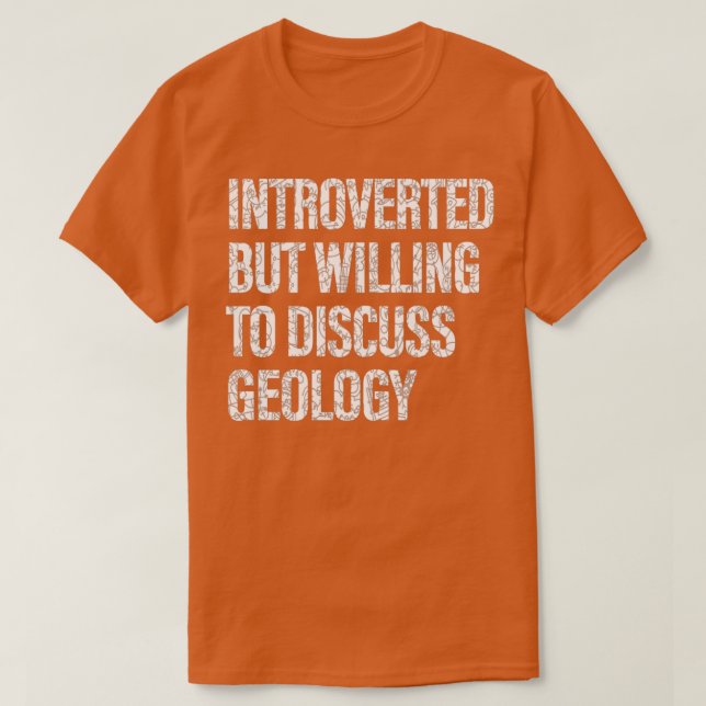 SchülerInnen, die Geologie-Geologie diskutieren wo T-Shirt (Design vorne)