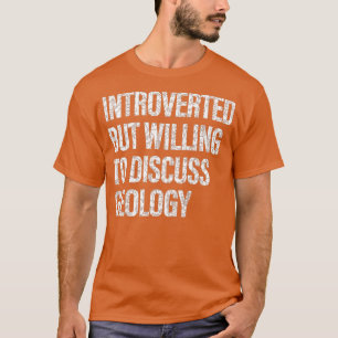 SchülerInnen, die Geologie-Geologie diskutieren wo T-Shirt