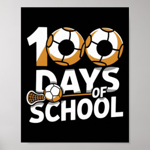 Schülerlehrer Kinder 100 Tage Schulzeit Poster