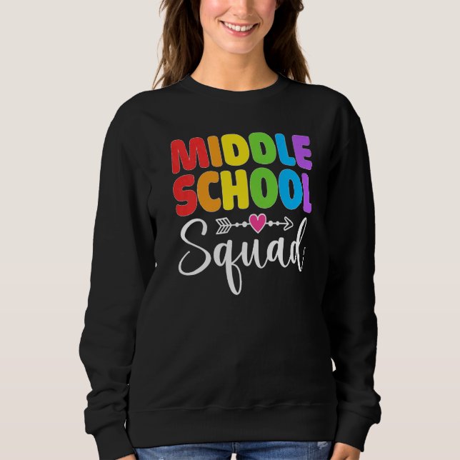 Schülerteam der Mittelschulen zurück zu S Sweatshirt (Vorderseite)