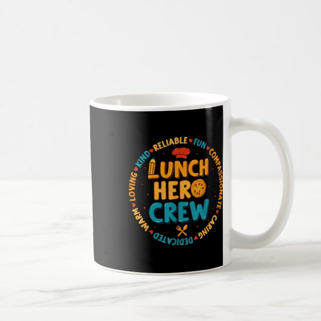 Schulessen Held Squad Funny Cafeteria Workeria Cr Kaffeetasse (Rechts)