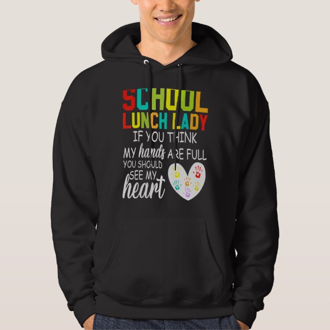 Schulessen Lady Squad Cafeteria Crew sollte sehen Hoodie (Vorderseite)