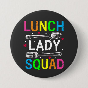 Schulessen Lady Squad Cafeteria Workshop Runde Button