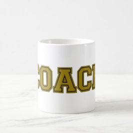 Schulfarben COACH-Tasse, Black-Gold Tasse