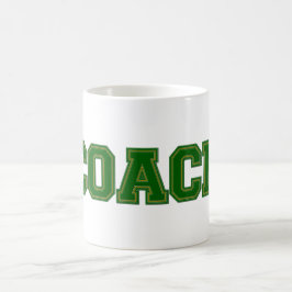 Schulfarben COACH-Tasse, Green-Gold Tasse
