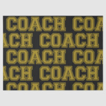 Schulfarben COACH Varsity Letters-Black-Gold
