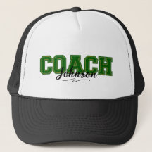Schulfarben Personalisiert Coach Green und Gold