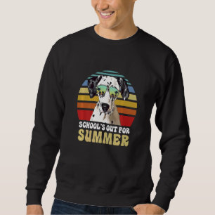Schulferien Dalmatiner-Hund-Lehrer Sweatshirt