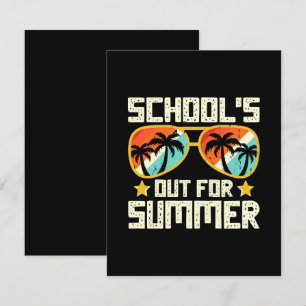 Schulferien im Sommer Begleitkarte
