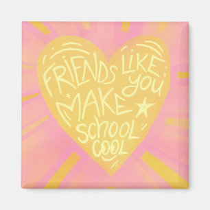 Schulfreunde Klassenzimmer Valentinstag Magnet