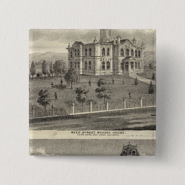 Schulgebäude, San José Button (Vorderseite)