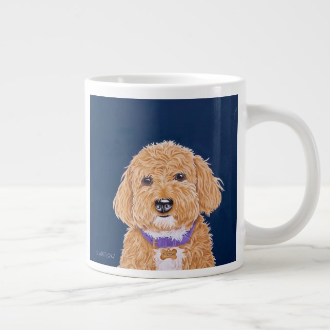 Schulgeist Golden Doodle Jumbo-Tasse (Rechts)