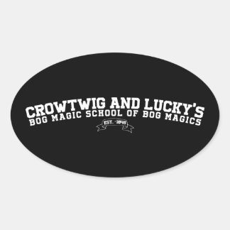 Schulgeist Ovaler Aufkleber