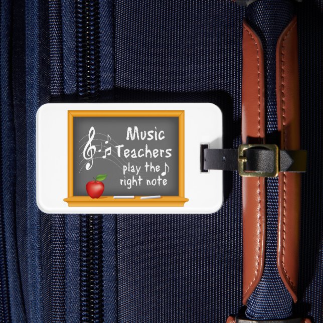 Schulgeistiges Reisezubehör Gepäckanhänger (Vorderseite Insitu 4)