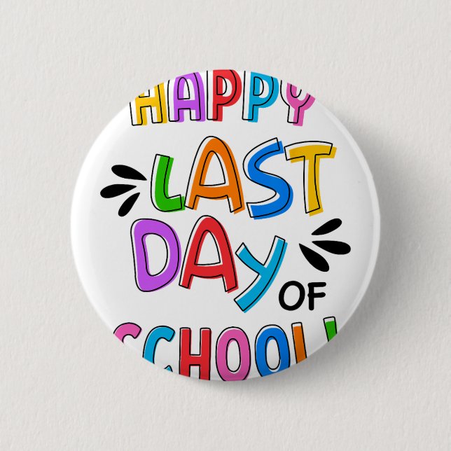 Schulgeschenke für den Abschluss der Kinderschule Button (Vorderseite)