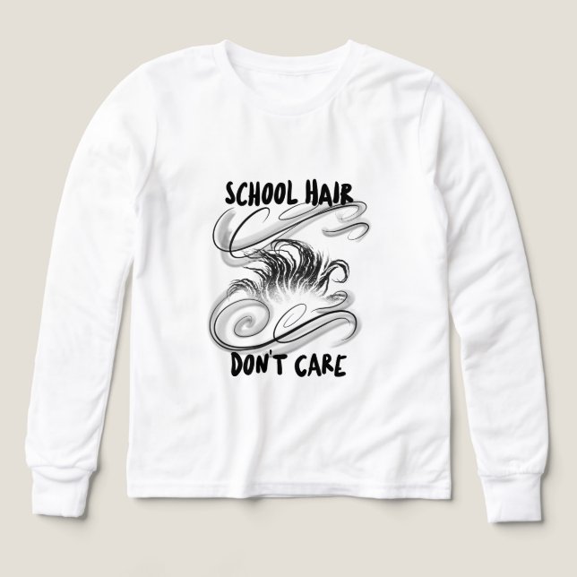 Schulhaar kümmert sich nicht um Schulbeginn (Design Vorderseite)