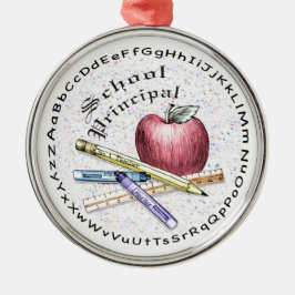 Schulhauptstadt Runde Ornament