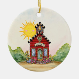 Schulhaus - SRF Keramikornament