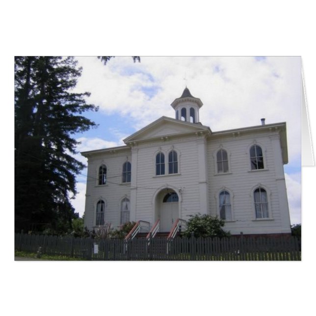 Schulhaus von Alfred Hitchcock's The Birds (Vorderseite (Horizontal))