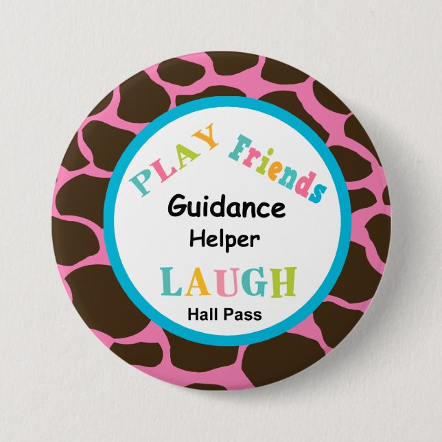 Schulhelfer-Hall-Durchlauf-Knopf Button (Vorderseite)