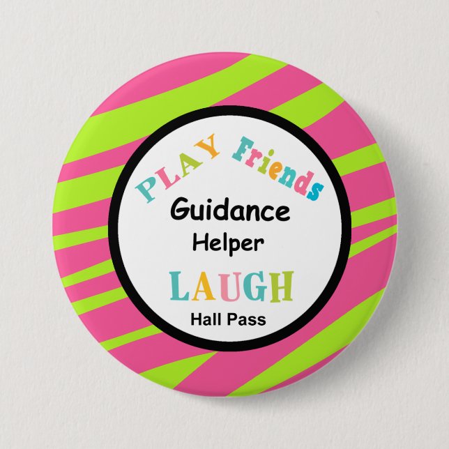 Schulhelfer-Hall-Durchlauf-Knopf Button (Vorderseite)