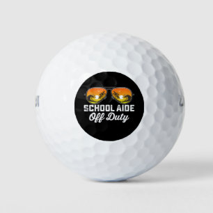 Schulhilfe für Sonnenbrille letzten Schultag Golfball