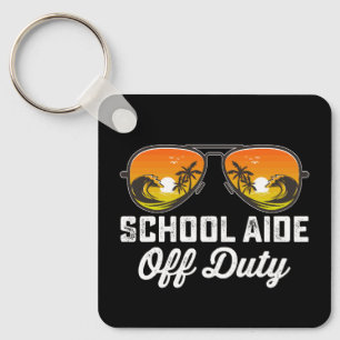 Schulhilfe für Sonnenbrille letzten Schultag Schlüsselanhänger