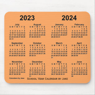 Schuljahr 2023-2024 von Janz Sandy Brown Mousepad