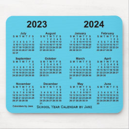 Schuljahr 2023-2024 von Janz Sky Blue Mousepad
