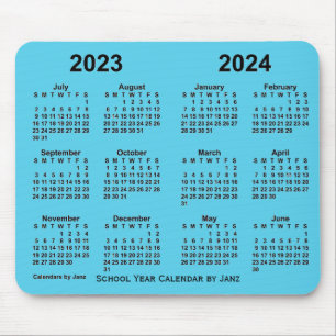 Schuljahr 2023-2024 von Janz Sky Blue Mousepad