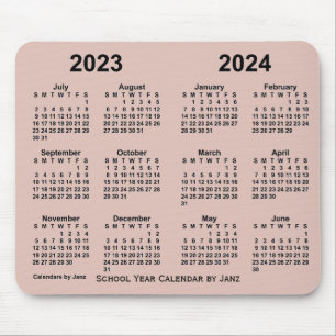 Schuljahreskalender 2023-2024 von Janz Thistle Mousepad