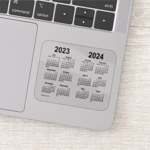 Schuljahreskalender 2023-2024 von Janz Transparent Aufkleber