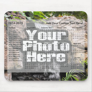 Schuljahrskalender 2014-2015 Benutzerdefiniert Fot Mousepad