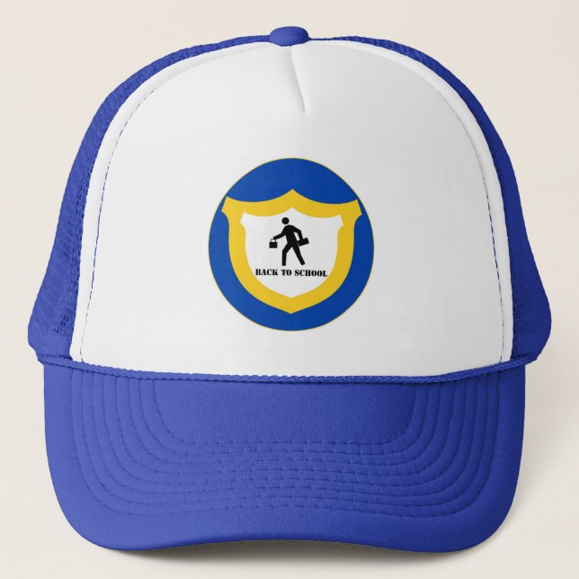 Schuljunge - Hut Truckerkappe (Vorderseite)