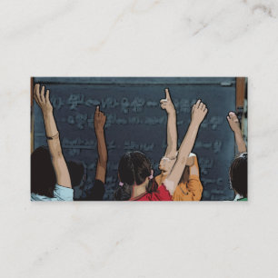 Schulkids-Teacher-Visitenkarten Visitenkarte