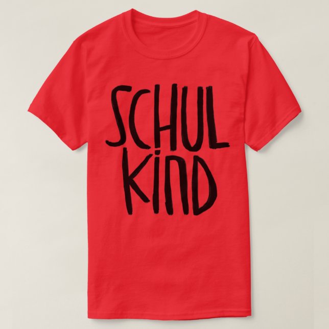 Schulkind T-Shirt (Design vorne)