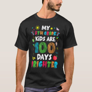 Schulkinder der 5. Klasse 100 Tage heller für den T-Shirt