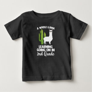 Schulkinder der zweiten Klasse zurück in den Schul Baby T-shirt