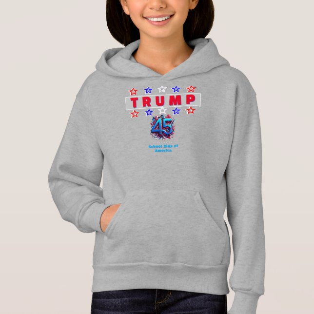 Schulkinder für Trump Hoodie T - Shirt 1 (Vorderseite)