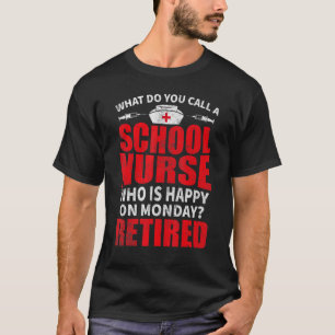 Schulkinder glücklich am Montag Rente Aufwertung T-Shirt