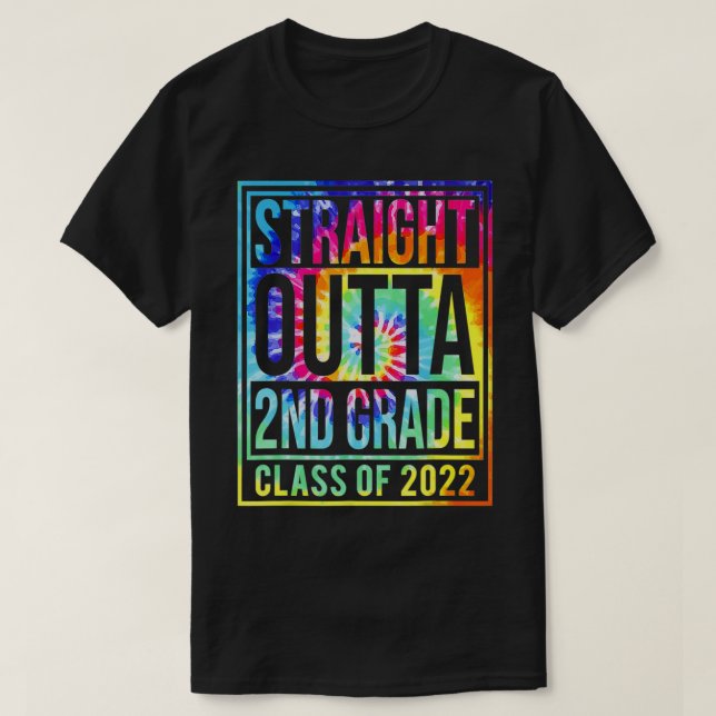 Schulklasse 2022 Grad 2 T-Shirt (Design vorne)